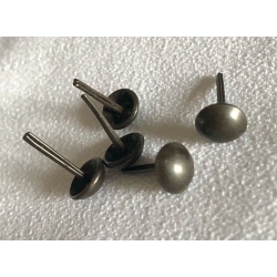 CONE STUD ćwieki OKRĄGŁE 8mm 4szt. oksydowane czarne (id: 838)
